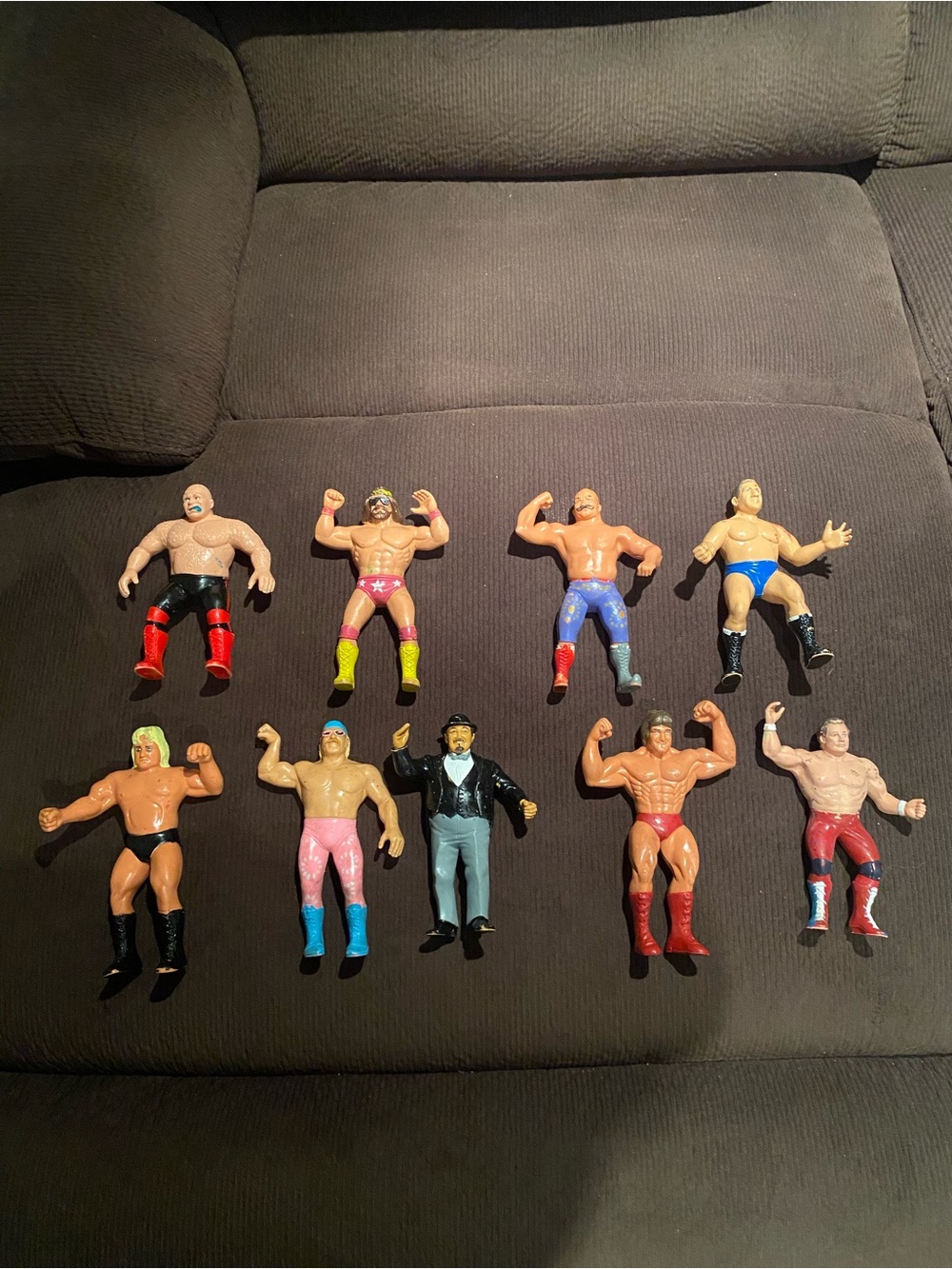 LJN WWF Wrestling 9 Figure Lot ~ 1984 - 1988 Titan Sports
